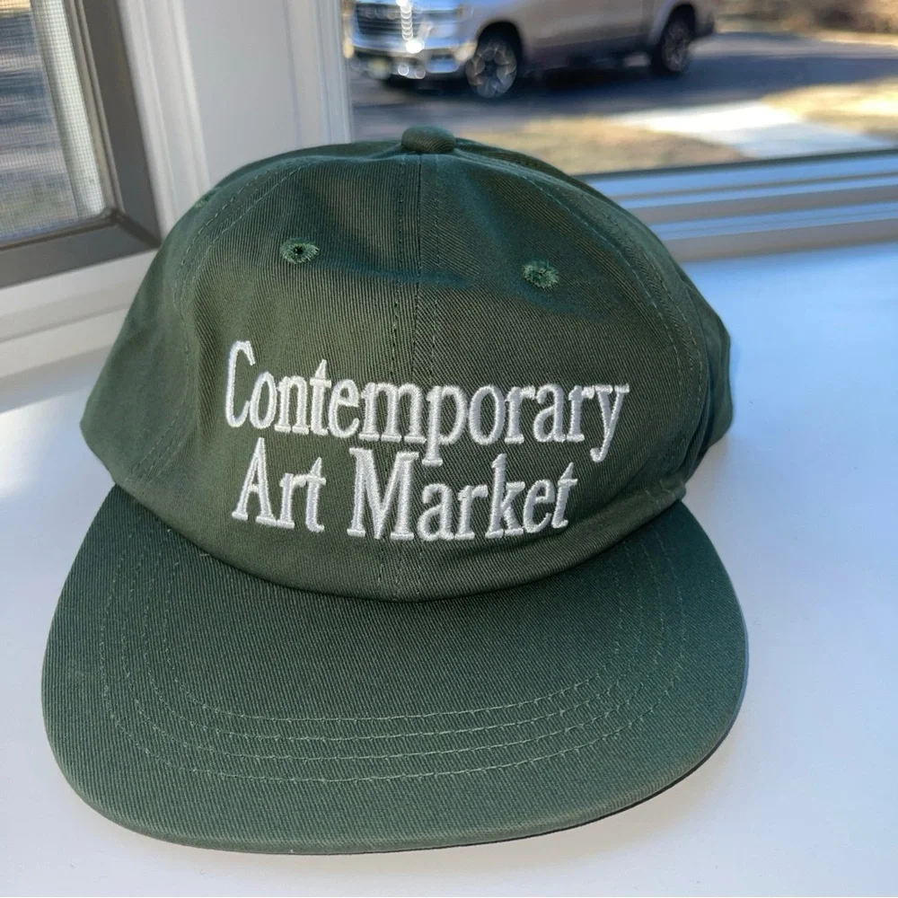 Contemporary Art Market Market Street Wear Hat Cap Snapback Osfa Green Sage NWT